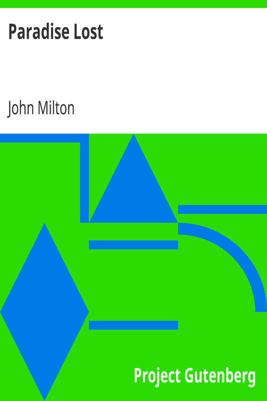 Paradise Lost by John Milton